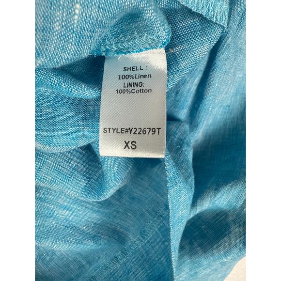 NWT Pomander place sabella place linen mini
dress size XS - Picture 6 of 8